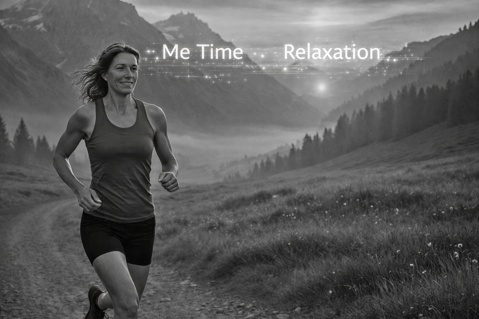 the lean solopreneur building in a trail run between a busy work day.