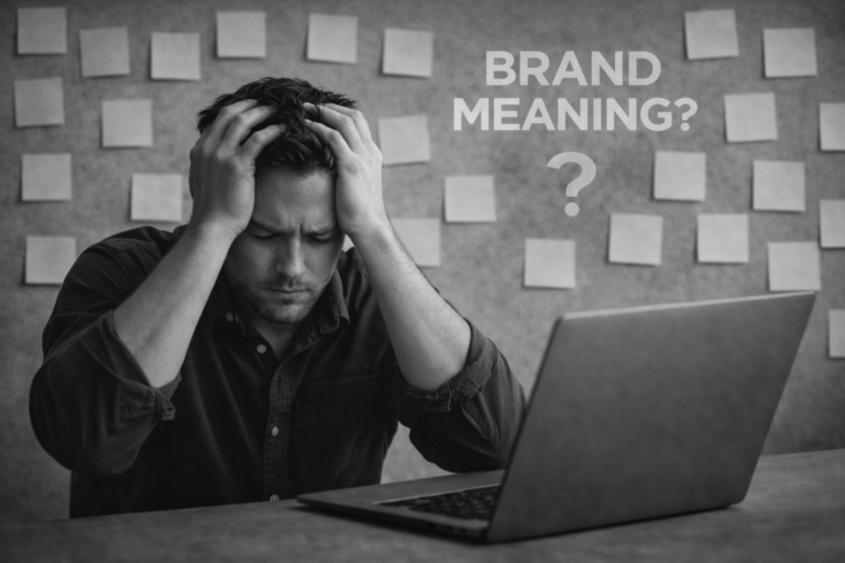 Ecommerce founder feeling frustrated after chasing winning products without building brand meaning or momentum.