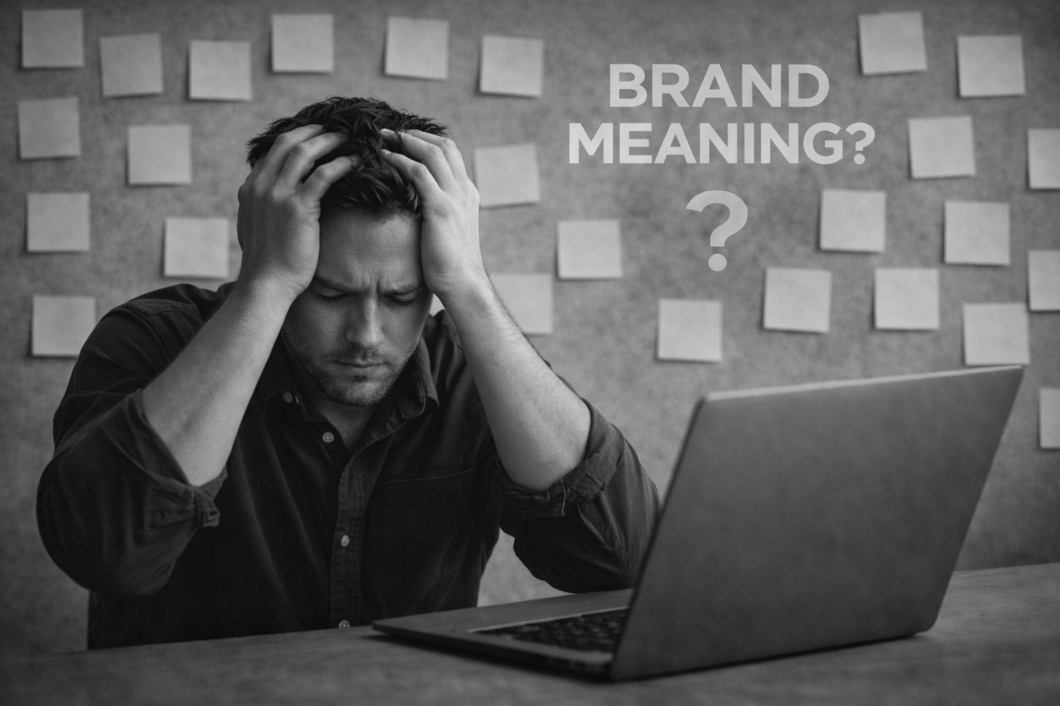 Ecommerce founder feeling frustrated after chasing winning products without building brand meaning or momentum.